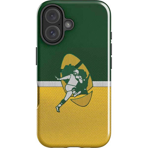 NFL Green Bay Packers Vintage iPhone 16 Plus Impact Case
